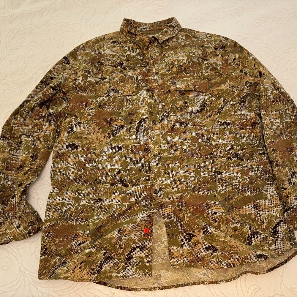 Men's Duck Camp Lightweight Midland Camo Hunting Shirt XXL